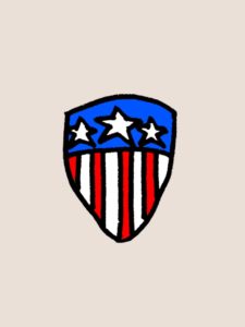 キャプテン・アメリカ盾の変化。形状や仕様の変化をイラストでご紹介 